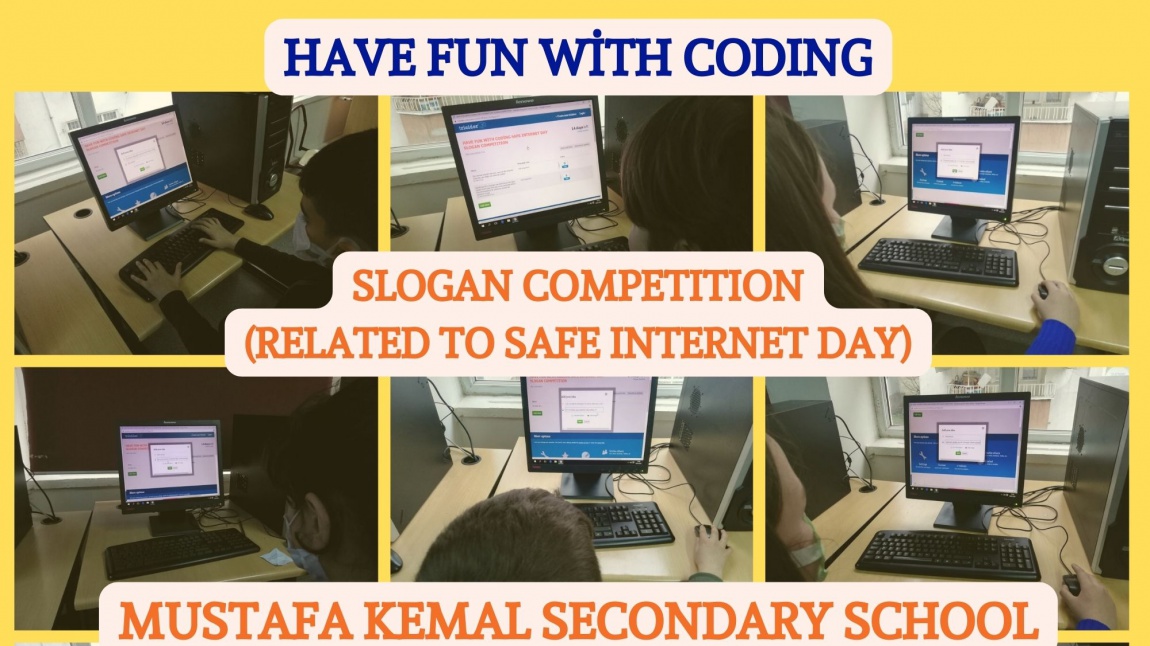 Have Fun with Coding - Güvenli İnternet Günü Slogan - Save Internet Day Slogan